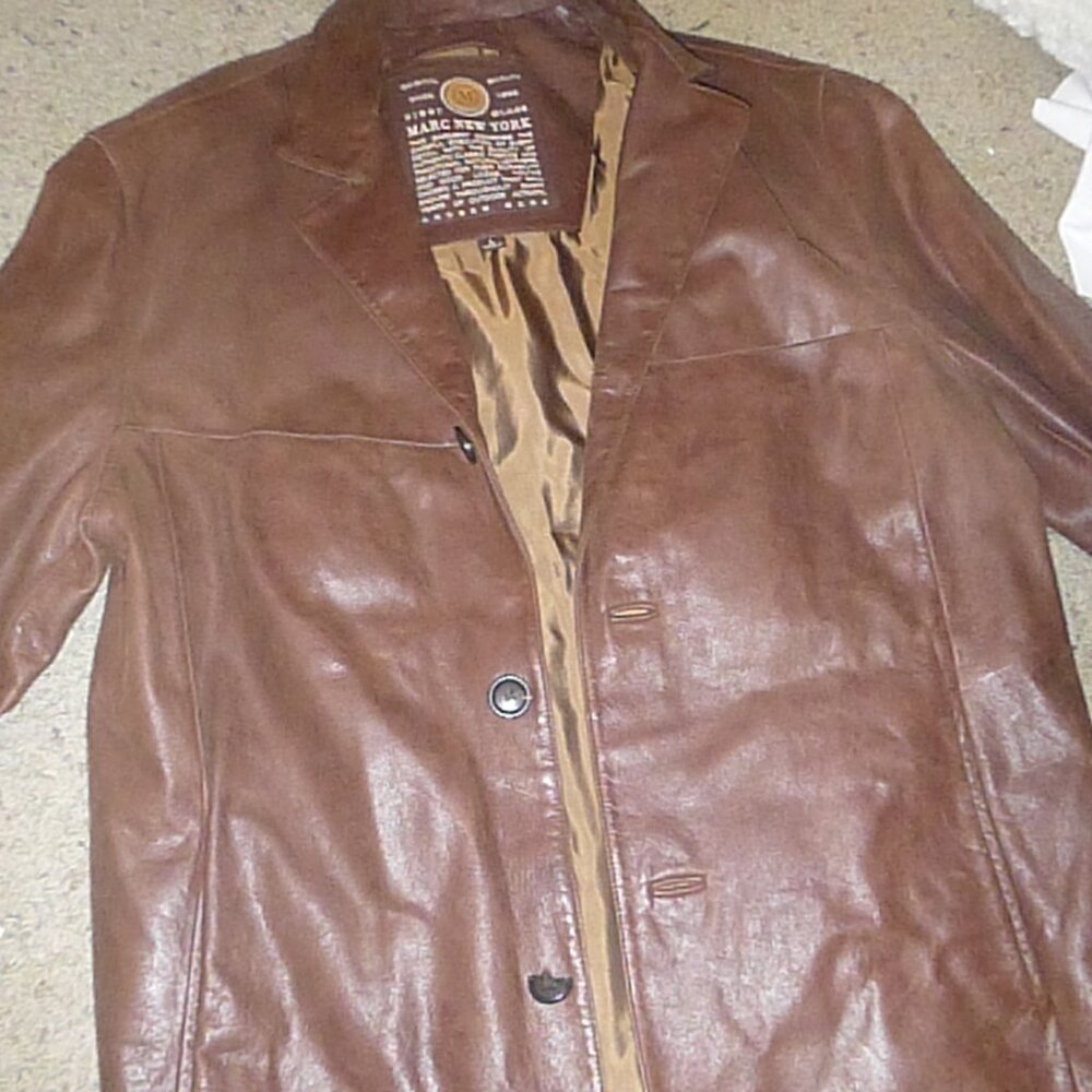 Andrew Marc New York buttery Leather Jacket coat